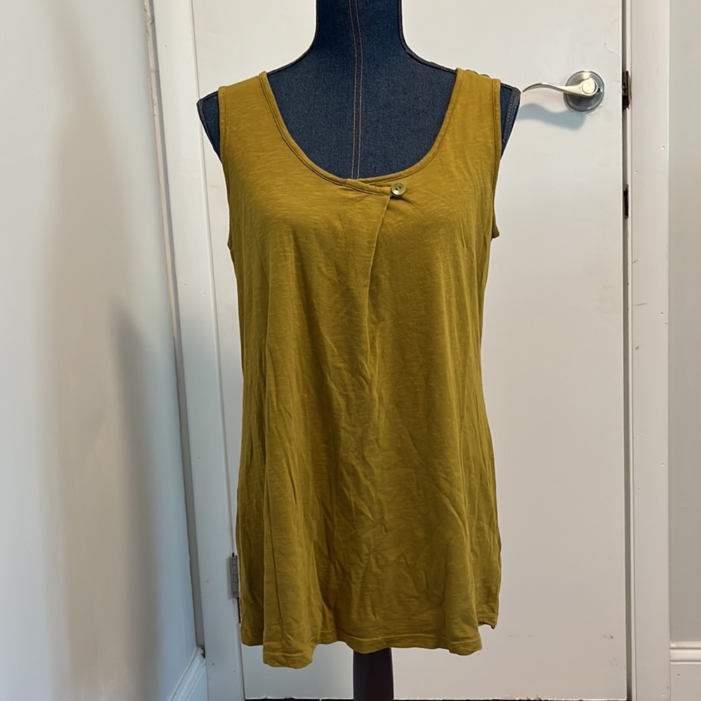 Flax cotton tank size small